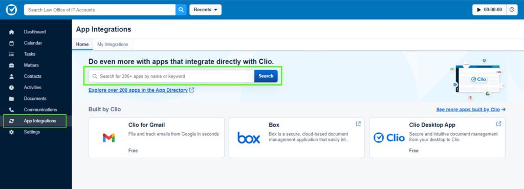 clio integration